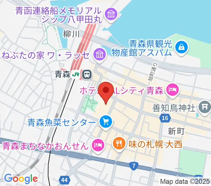 青森市男女共同参画プラザ カダールの地図