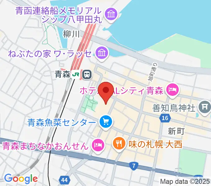 青森市男女共同参画プラザ カダールの地図