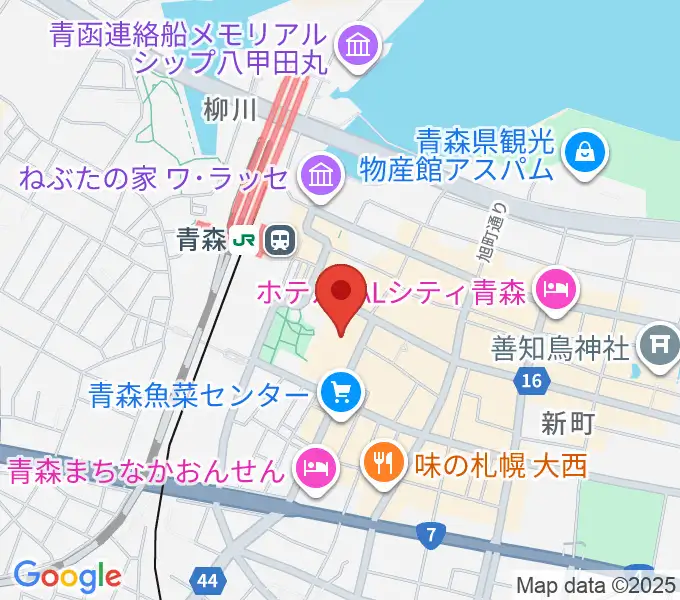 青森市男女共同参画プラザ カダールの地図