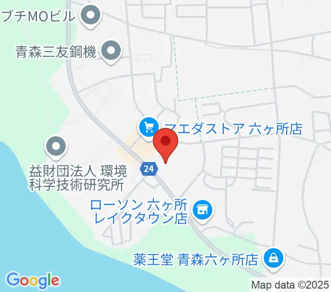 スワニー 六ヶ所村文化交流プラザの地図