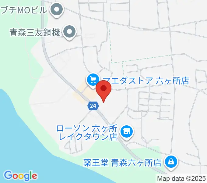 スワニー 六ヶ所村文化交流プラザの地図