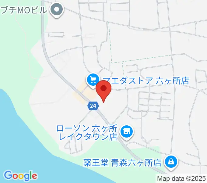 スワニー 六ヶ所村文化交流プラザの地図