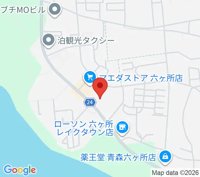 スワニー 六ヶ所村文化交流プラザの地図