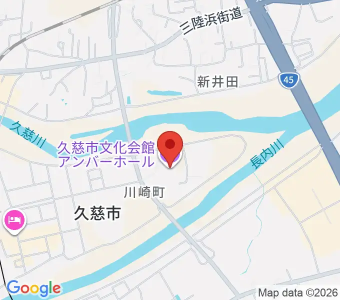 十文字チキンアンバーホールの地図