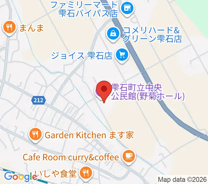 雫石町中央公民館 野菊ホールの地図