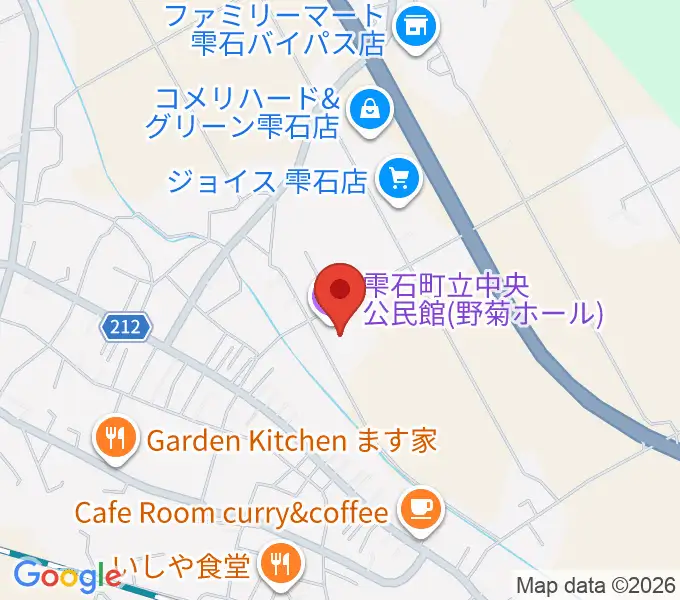 雫石町中央公民館 野菊ホールの地図