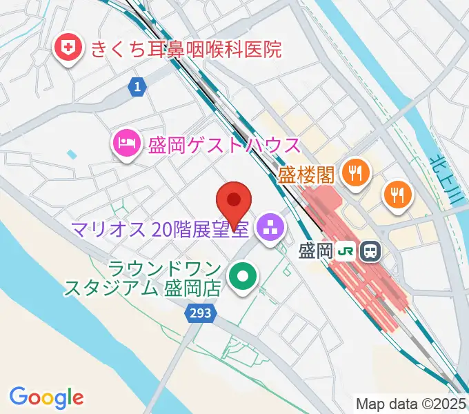 キオクシアアイーナの地図