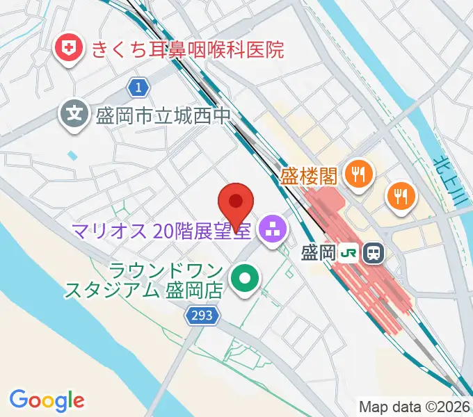 キオクシアアイーナの地図