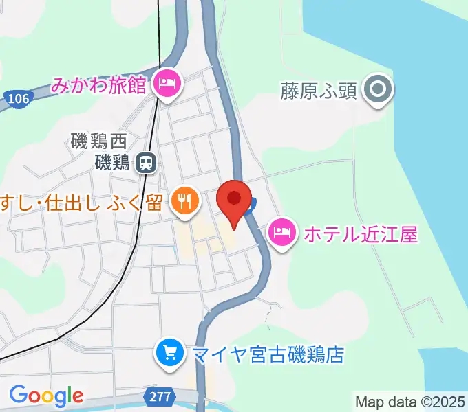 宮古市民文化会館の地図