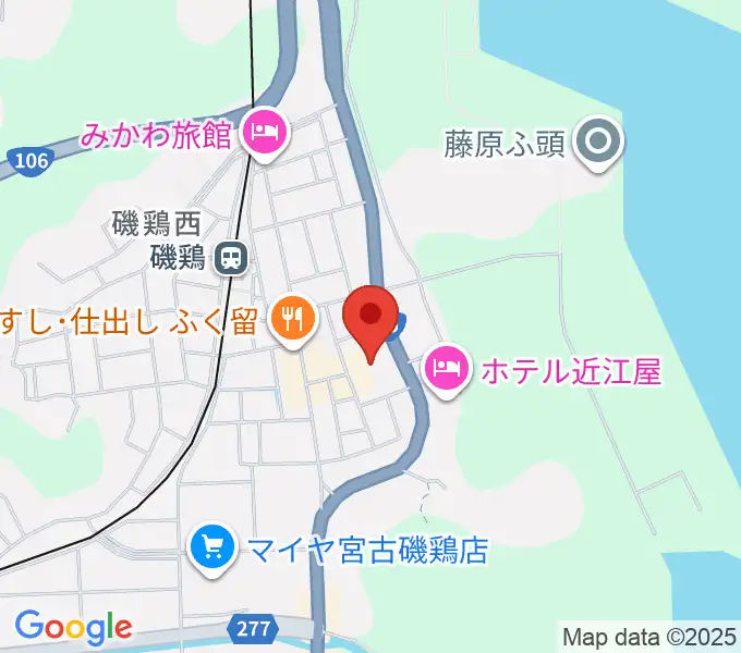 宮古市民文化会館の地図
