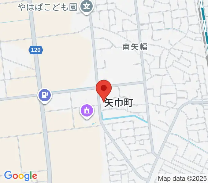 田園ホール 矢巾町文化会館の地図