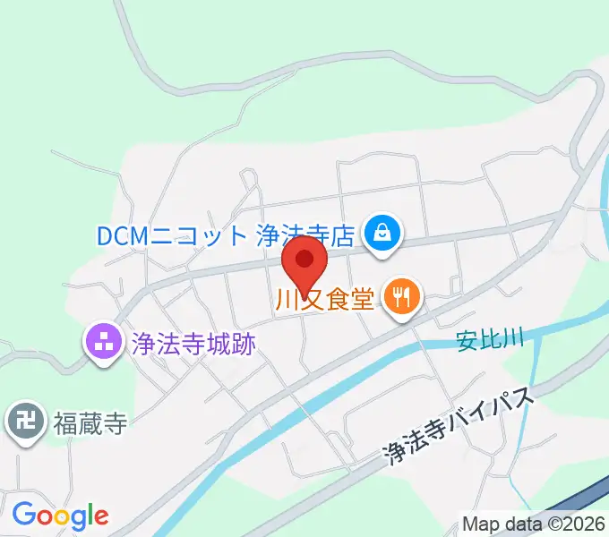 浄法寺文化交流センターJホールの地図