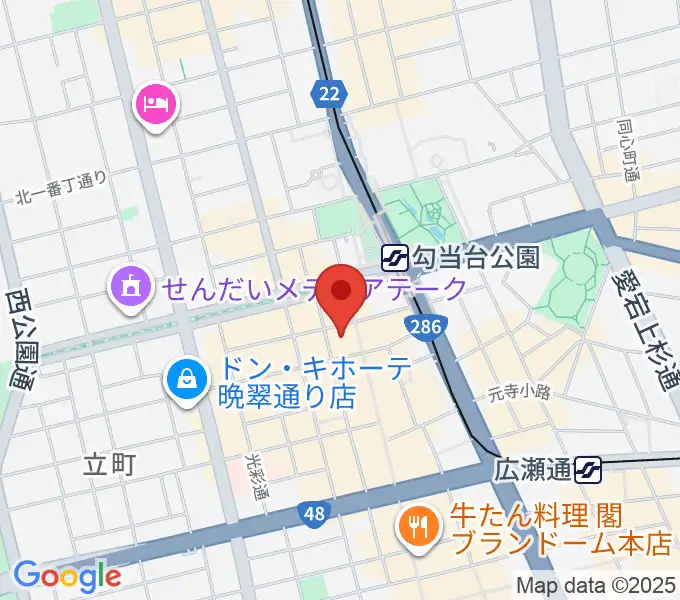 仙台Rensaの地図