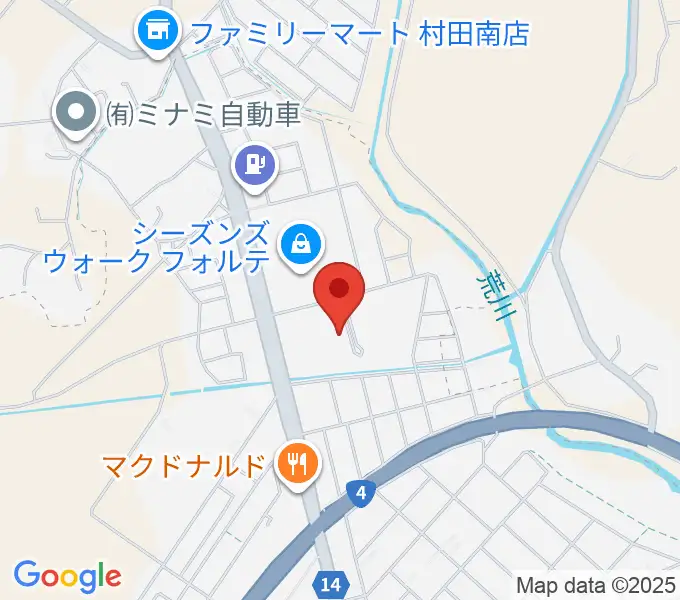 えずこホール仙南芸術文化センターの地図