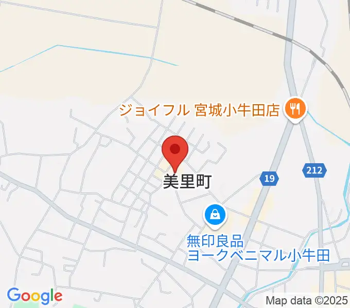 美里町文化会館の地図