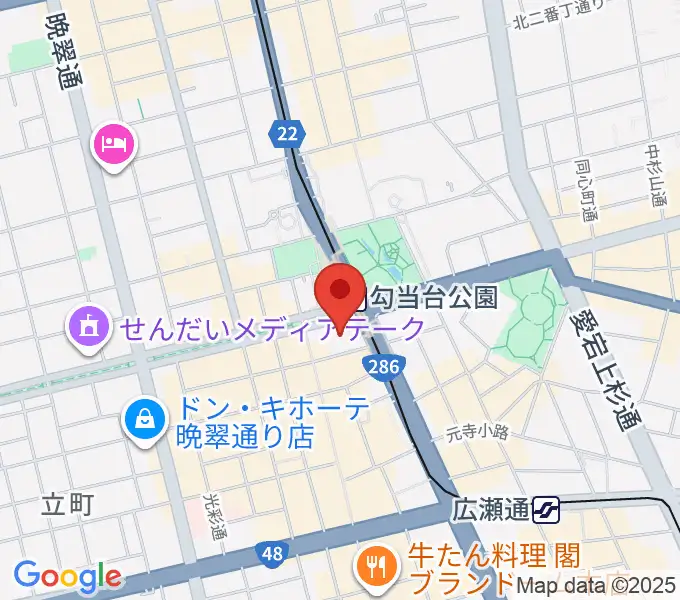 エル・パーク仙台の地図