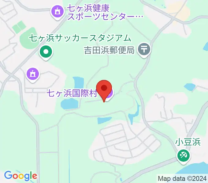 七ヶ浜国際村 国際村ホールの地図