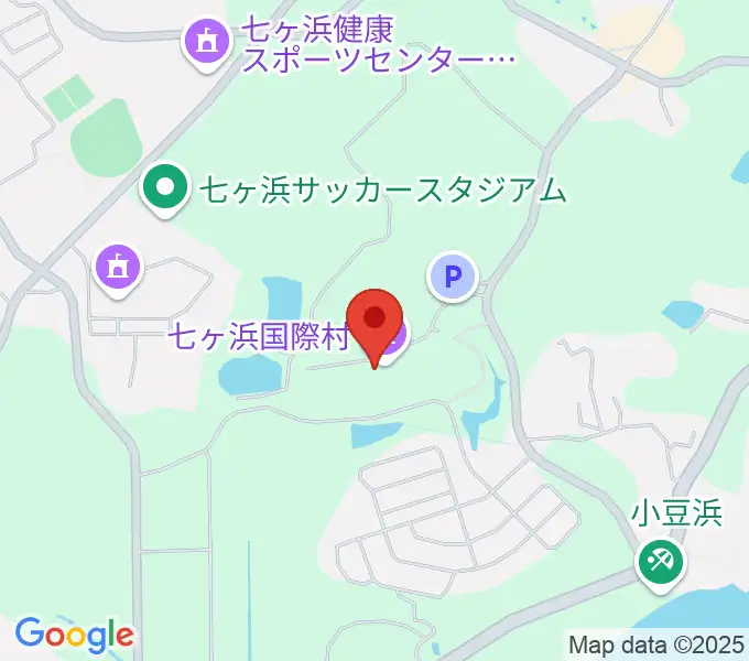 七ヶ浜国際村 国際村ホールの地図