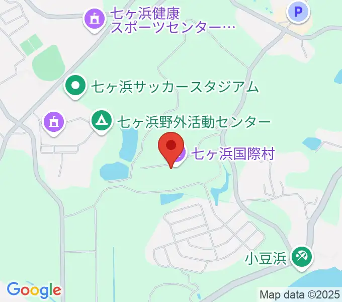 七ヶ浜国際村 国際村ホールの地図