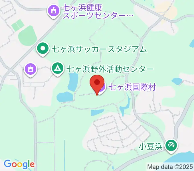 七ヶ浜国際村 国際村ホールの地図