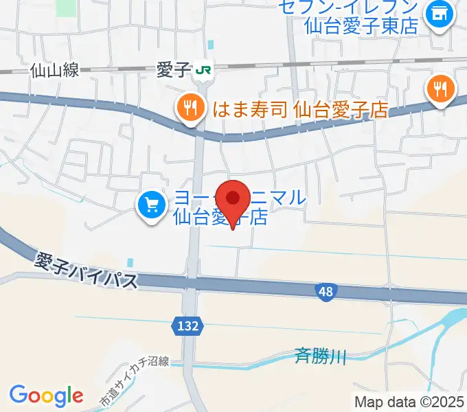 仙台市広瀬文化センターの地図