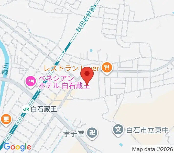 ホワイトキューブの地図