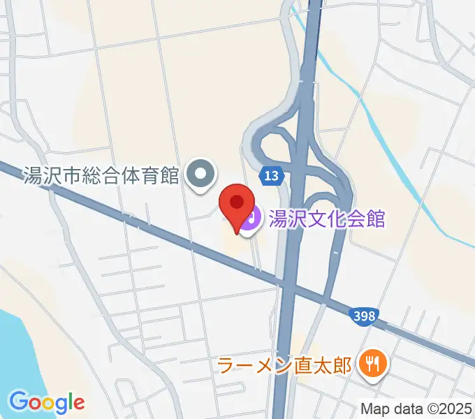 湯沢文化会館の地図