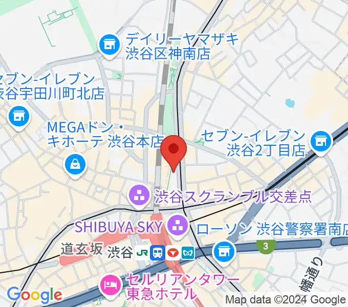 渋谷マトリクススタジオの地図