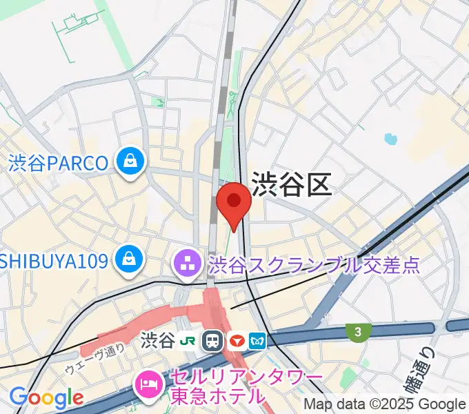 渋谷マトリクススタジオの地図