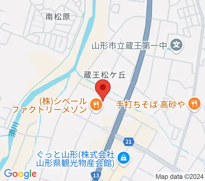 東ソーアリーナの地図