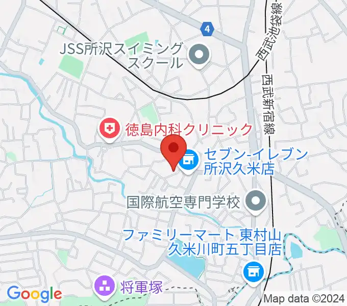 清水利憲ギター教室の地図