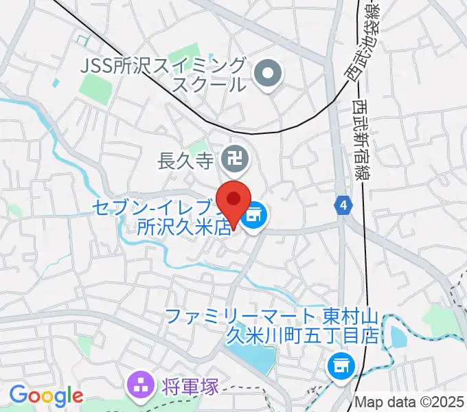 清水利憲ギター教室の地図
