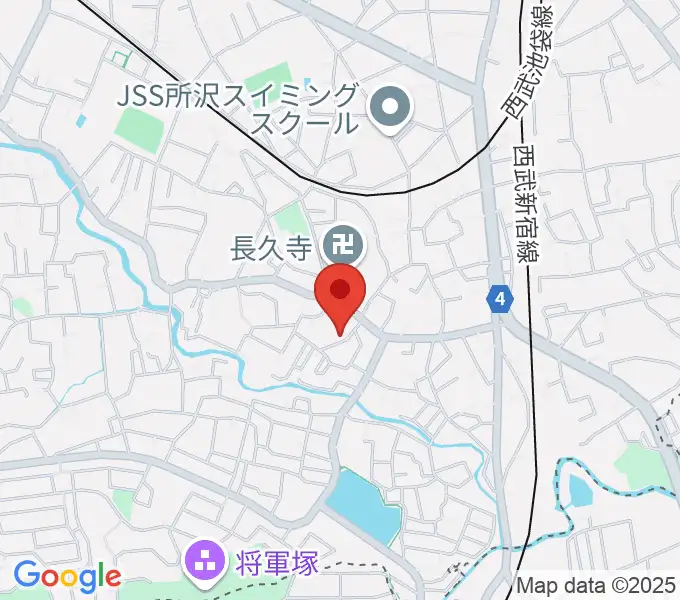 清水利憲ギター教室の地図