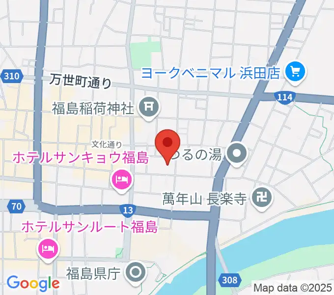 キョウワグループ・テルサホールの地図