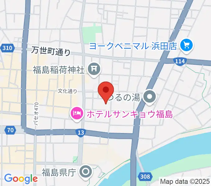 キョウワグループ・テルサホールの地図