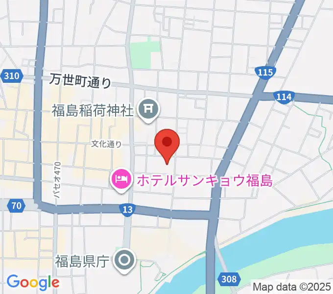 キョウワグループ・テルサホールの地図