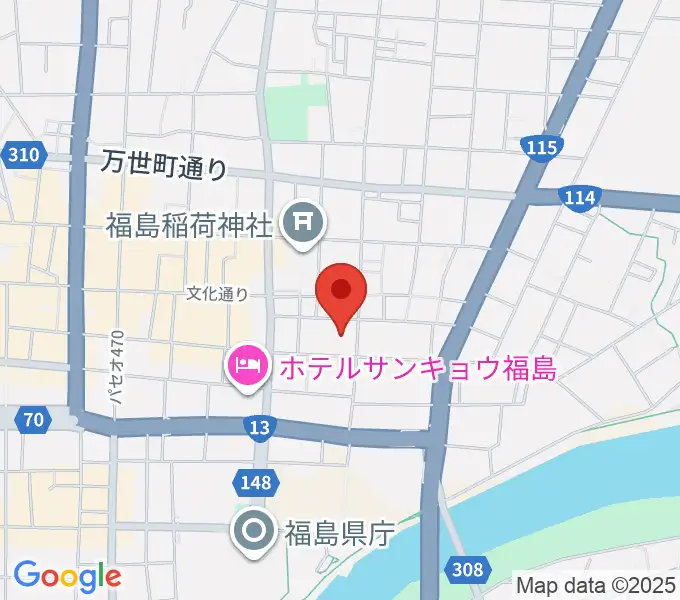 キョウワグループ・テルサホールの地図