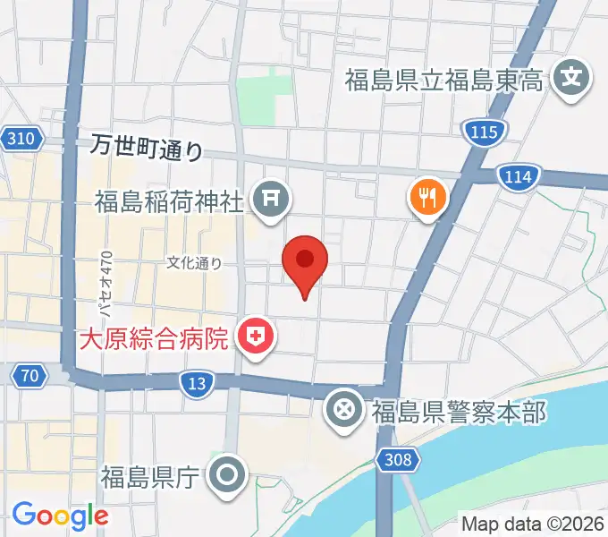 キョウワグループ・テルサホールの地図