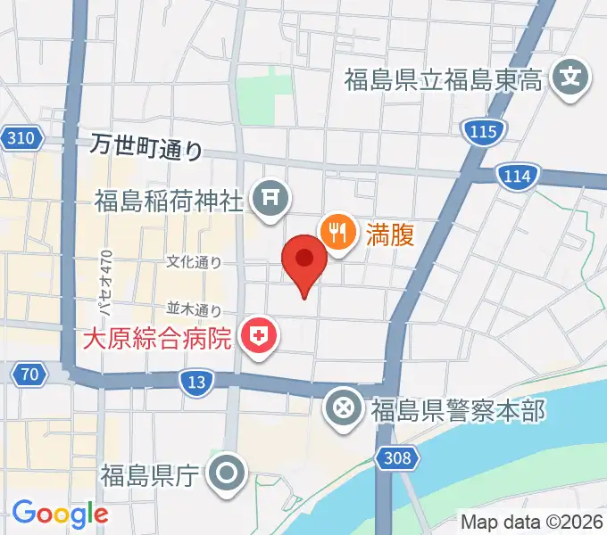 キョウワグループ・テルサホールの地図