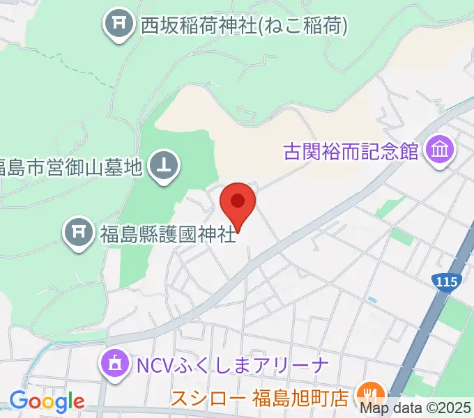 とうほう・みんなの文化センターの地図
