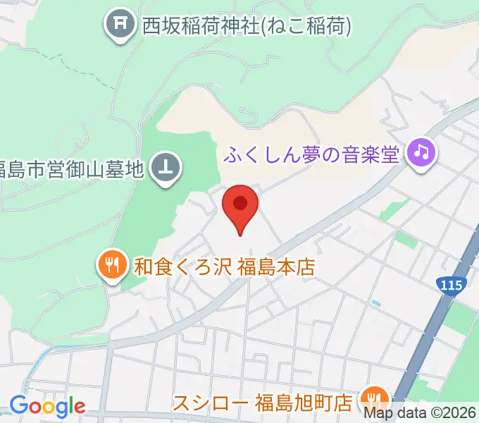 とうほう・みんなの文化センターの地図