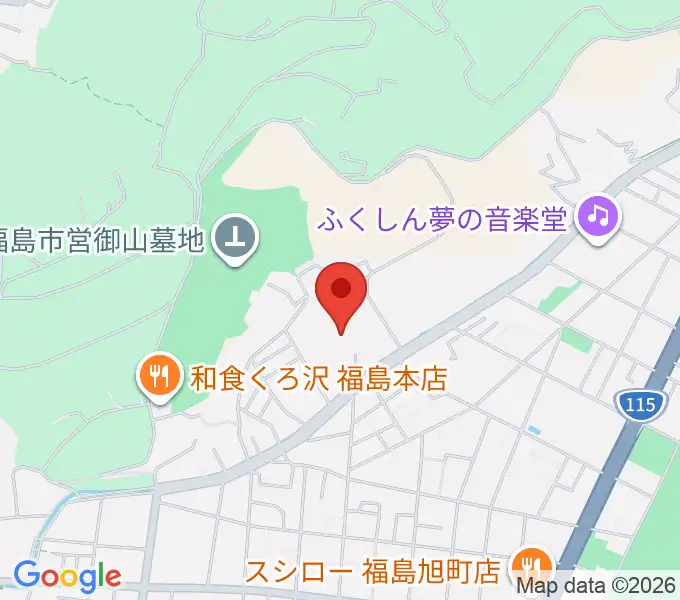 とうほう・みんなの文化センターの地図
