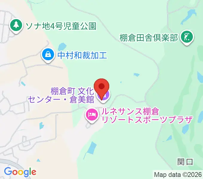 棚倉町文化センター 倉美館の地図