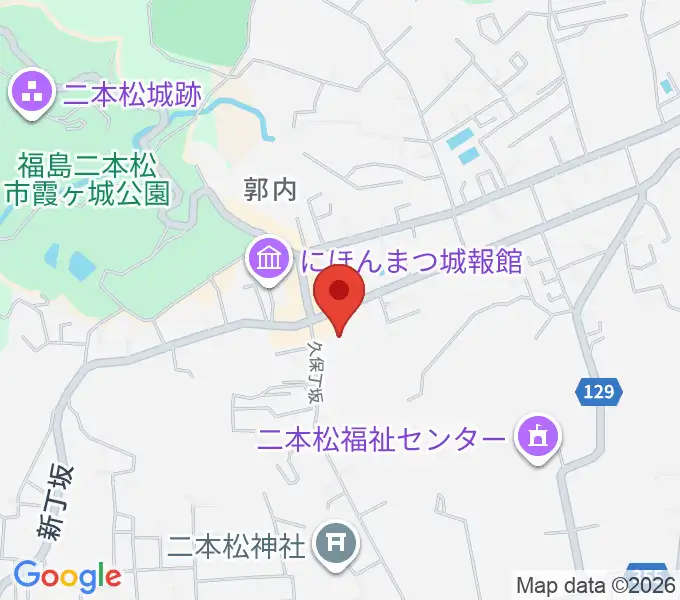 福島県男女共生センターの地図