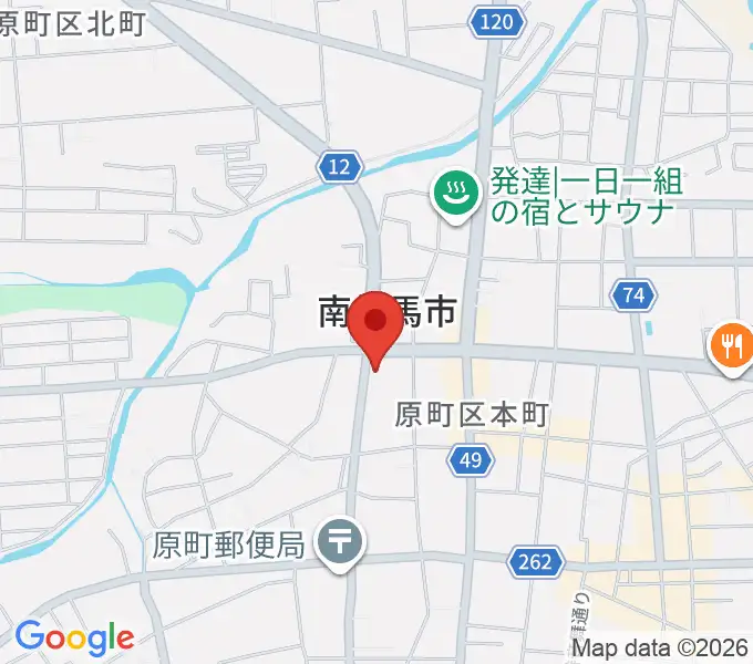 南相馬市民文化会館 ゆめはっとの地図