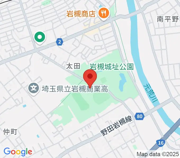 さいたま市民会館いわつきの地図