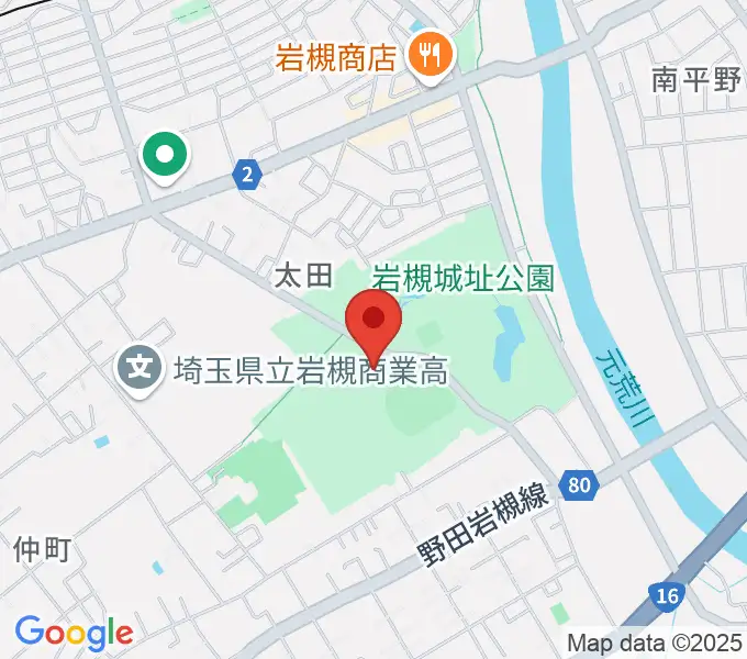 さいたま市民会館いわつきの地図