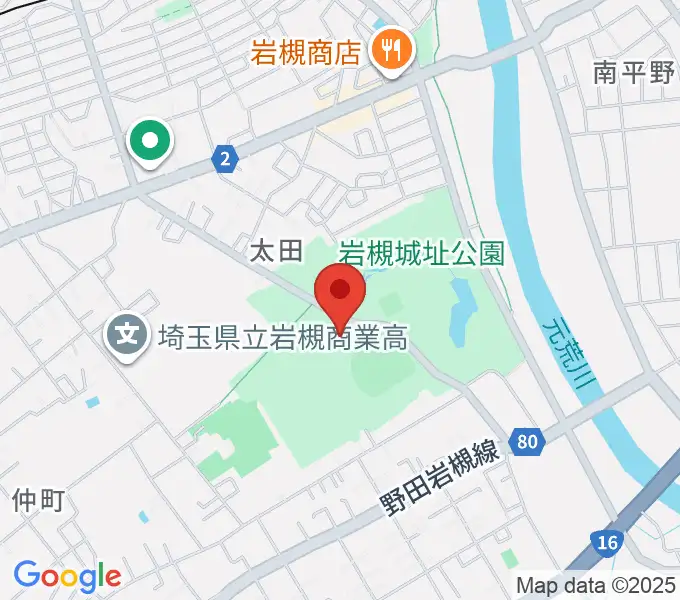 さいたま市民会館いわつきの地図