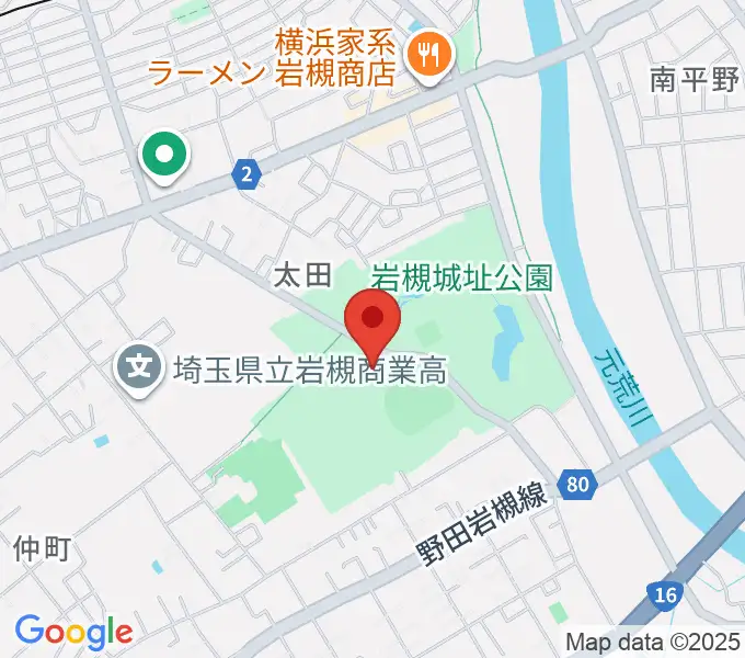 さいたま市民会館いわつきの地図