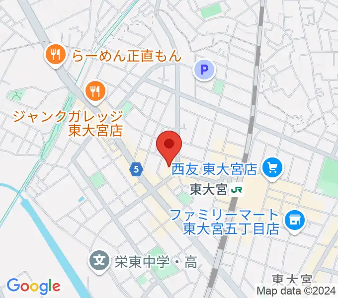 東大宮コミュニティセンターの地図